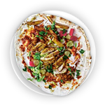 Chicken Shawarma Kebab In Naan 